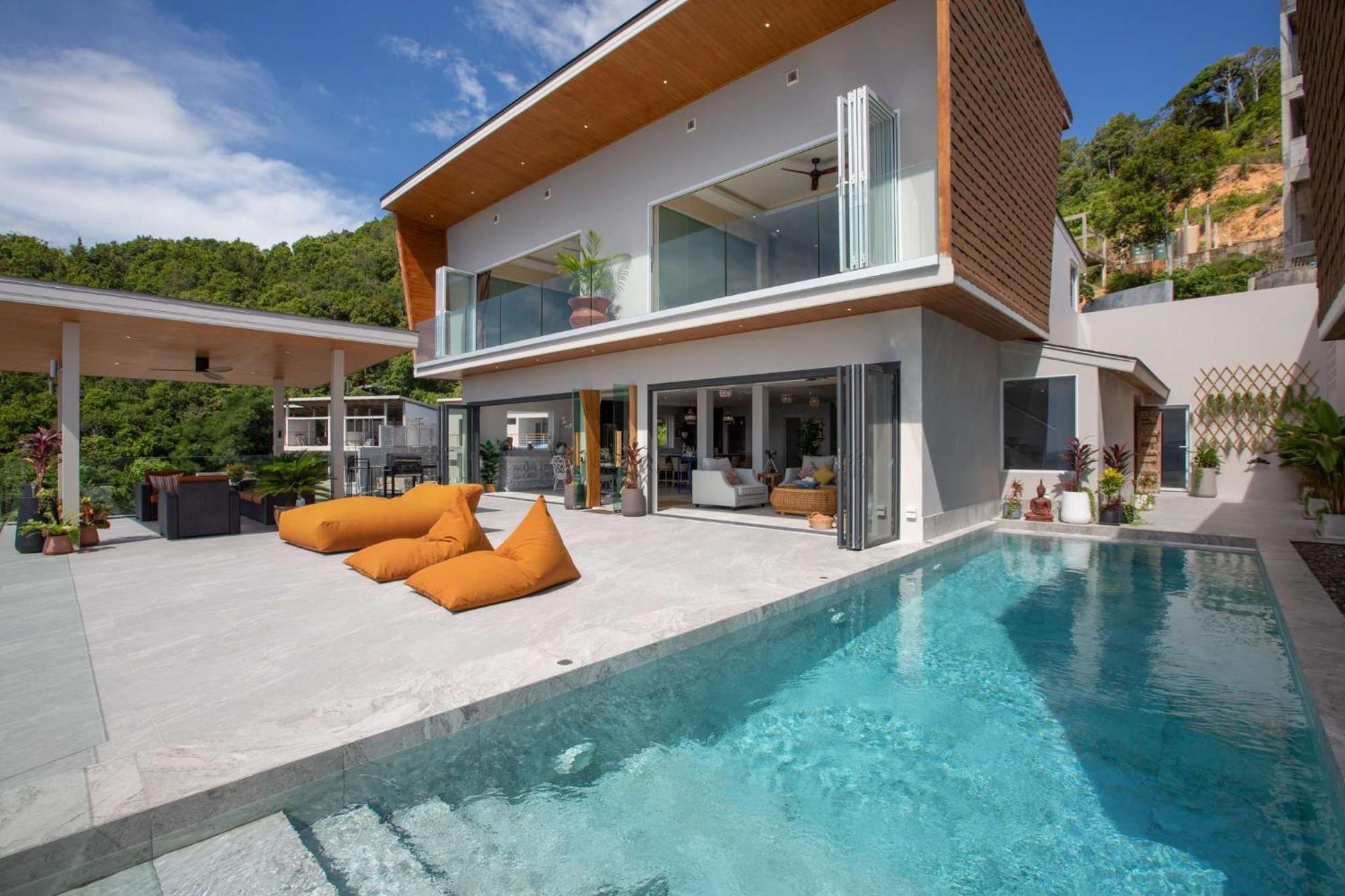Luxurious Tequila Sunrise 5br Panoramic Sea View Choeng Mon